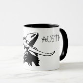 Mok Austin Texas Longhorn-keramiek (Voorkant rechts)