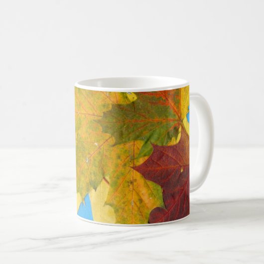 mok "Autumn Leaves" koffie (Voorkant rechts)