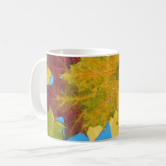 mok "Autumn Leaves" koffie (Voorkant links)