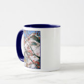 mok "Autumn Leaves with Blue Sky" (Voorkant links)