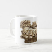 Mok: Aztec-masker Koffiemok (Voorkant links)