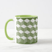 Mok - Babyblokpatroon in drie schaduwen (Links)