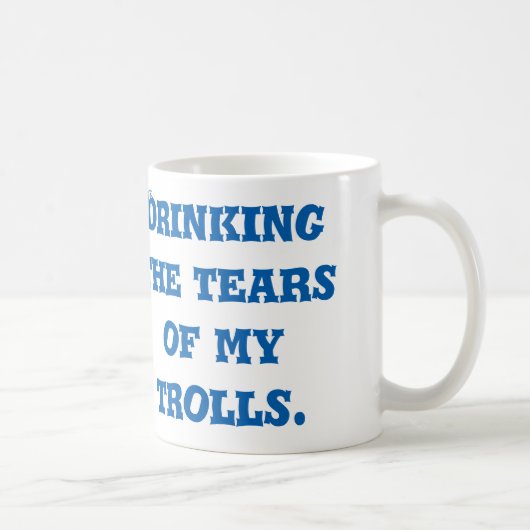 Mok Badass Blogger - Drink de tranen van rollen (Rechts)