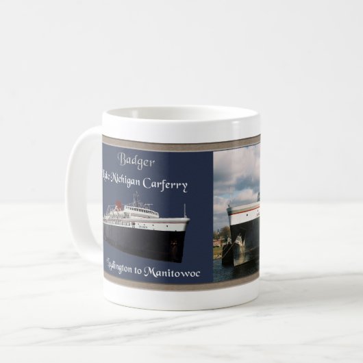 Mok badger (Voorkant links)