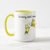 mok, banaan, man, kerst mok (Links)