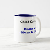 Mok bank van moeder en vader - kassier (Voorkant rechts)
