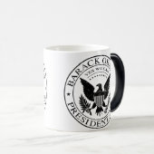 Mok Barack Obama Presidentiële zegels 2008 (Voorkant rechts)