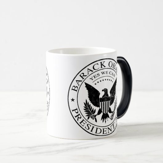 Mok Barack Obama Presidentiële zegels 2008 (Voorkant rechts)