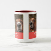 Mok Basset Hounds Blijf thuis (Midden)