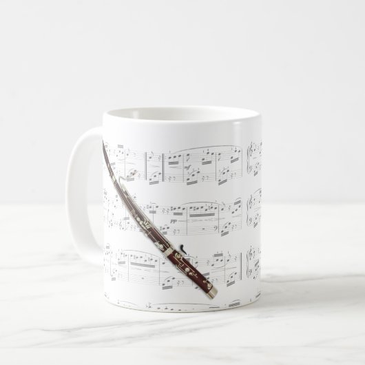 Mok - Basson met tapemuziek (Voorkant links)