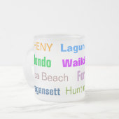 MOK BEACHES (gevorst glas) (Voorkant links)