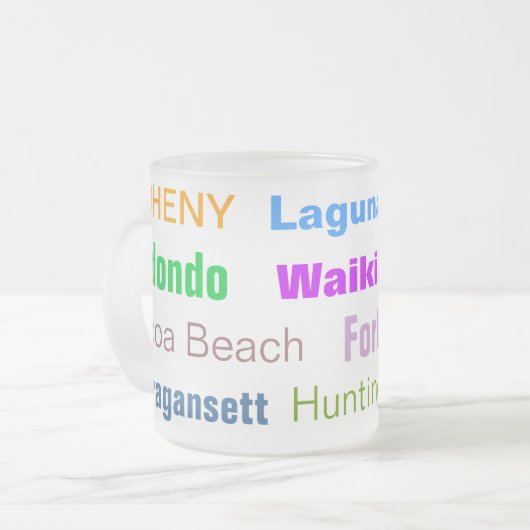 MOK BEACHES (gevorst glas) (Voorkant links)