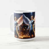 Mok bedrukte koffie (Voorkant links)