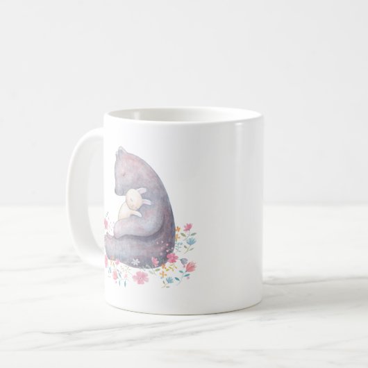 Mok beer en bunny Mok Beer en konijnenliefde (Voorkant links)