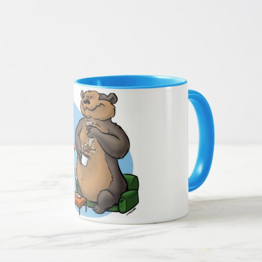 Mok beer en eekhoorn (Voorkant rechts)