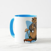 Mok beer en eekhoorn (Voorkant links)