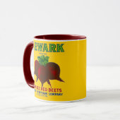 MOK ~ BEET VERPAKKING CRATE LABEL ~ NEWARK (Voorkant links)