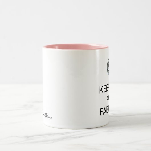 mok "BEHOUD KALM EN FABULOUS" (Center)