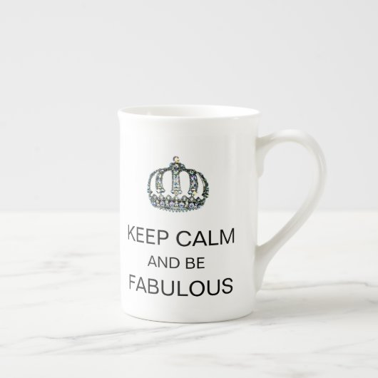 mok "BEHOUD KALM EN FABULOUS" Tiara (Rechts)