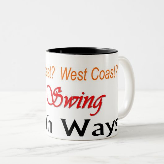 mok "Beide manieren zwaaien" (Voorkant rechts)