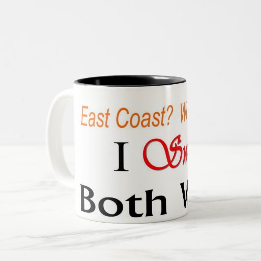 mok "Beide manieren zwaaien" (Voorkant links)