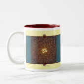 Mok, beker tweekleurige koffiemok (Links)