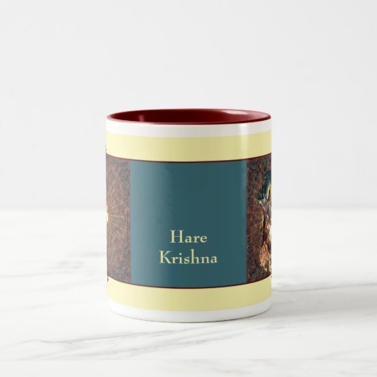 Mok, beker tweekleurige koffiemok (Center)