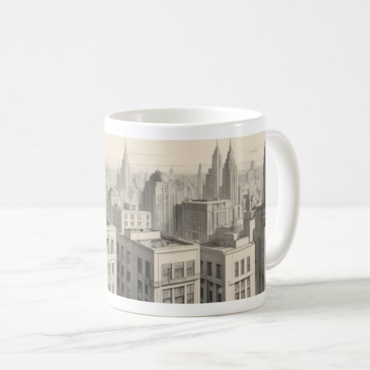 mok beker van de stad (Voorkant rechts)