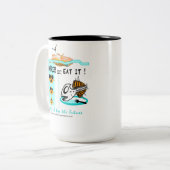 Mok beker voor de visserij op Rockfish (Voorkant links)