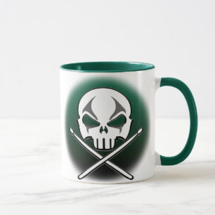 Mok bekertje met stevige metalen drummers