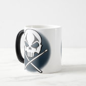 Mok bekertje met stevige metalen drummers (Voorkant links)