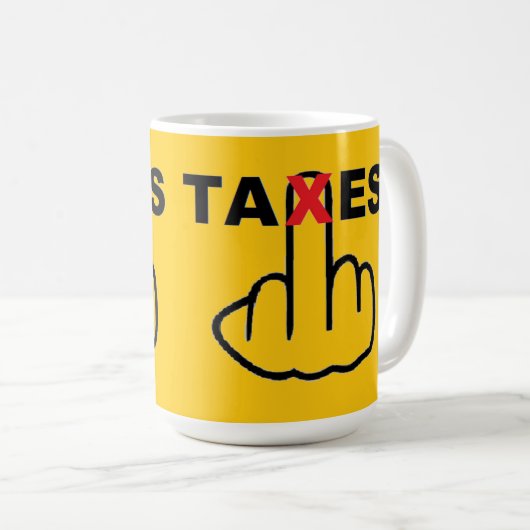 Mok belastingen te hoog (Voorkant rechts)