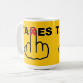 Mok belastingen te hoog (Voorkant links)