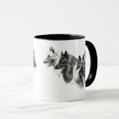 Mok Belgische Shepherd Sheepdog Tervuren Malinois (Voorkant rechts)