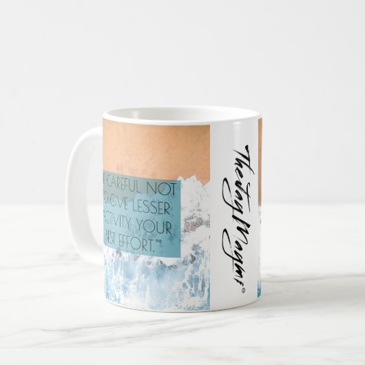 mok "Beste inspanning" koffie (Voorkant links)