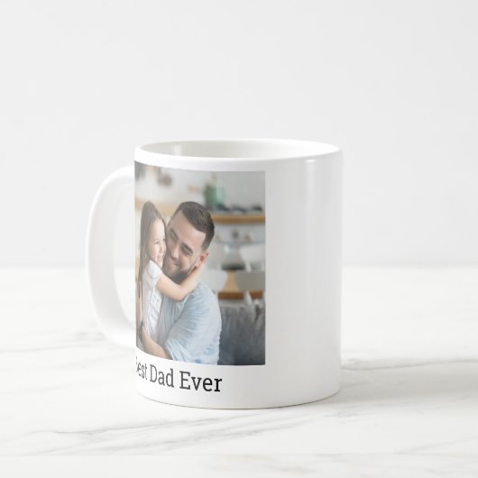 mok beste vader ooit fotokoffie (Voorkant links)