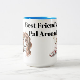 Mok: Beste Vriend Tweekleurige Koffiemok