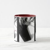 Mok, Beverage - Touch Red in Black en White Mok (Midden)