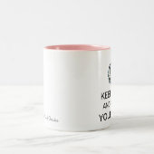 mok "BEWAREN EN AANPASSEN VAN DE TIARA" (Center)