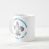 Mok BGS Fleur-de-lis (Voorkant links)