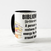 Mok bibliovert Book Addicate (Voorkant links)