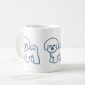 Mok Bichon Frise (Voorkant links)