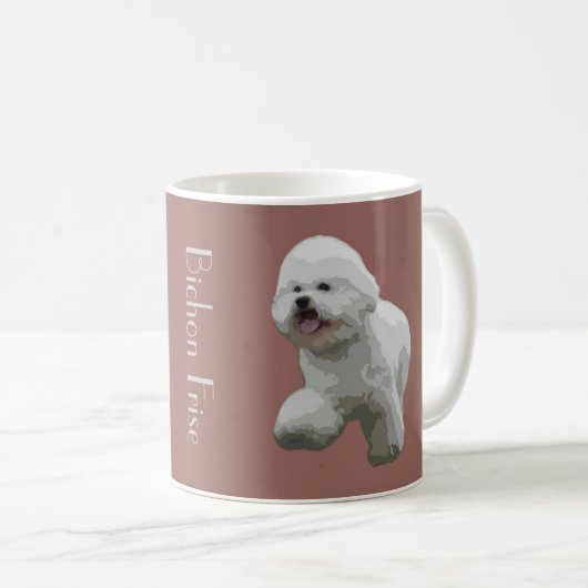 Mok Bichon Frise Coffee (Voorkant rechts)
