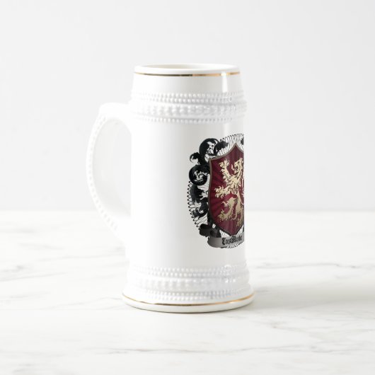Mok bier (Voorkant links)