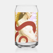 Mok bier blikvorm glas (Voorkant)