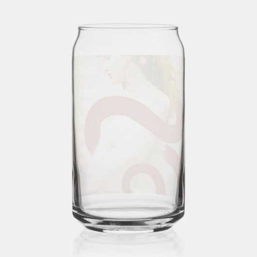 Mok bier blikvorm glas (Achterkant)