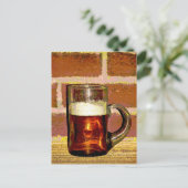 Mok bier briefkaart (Staand voorkant)