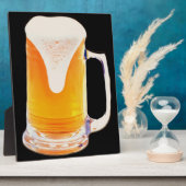 Mok bier fotoplaat (Zijkant)