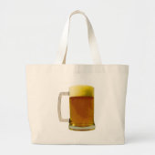 Mok bier grote tote bag (Voorkant)