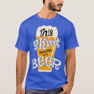 Mok bier met biercitaat t-shirt